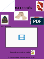 Cuarta Lección: Del 18 Al 25 de Abril. Clase 1: Lección LANA