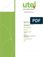 PDF Tarea Semana 2 Algebra Lineal Utel - Compress PDF