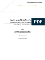 Autosar Practical Application
