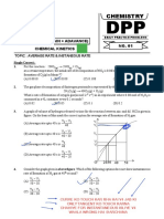 Chemical Kinetics DPP PDF