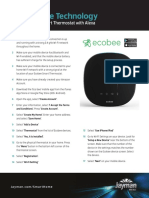 Smart Home - Customer Manual - Ecobee PDF