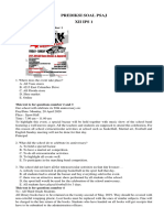 Prediksi Soal Psaj PDF