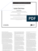 Solid Old Man - Score With Rehearsal Notes PDF