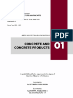 01 Concrete and Concrete Products