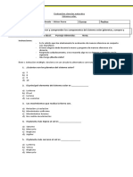 Evaluación Ciencias Sistema Solar 4° Básico