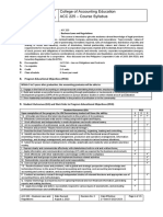 ACC 225 Business Laws and Regulations Syllabus