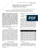 A Study On Biosorbents For The Removal of Chloride Ion From Water