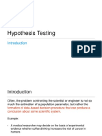 Materi 3B - Hypothesis Testing - Intro Test Concerning Means