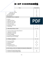 Table and Contents