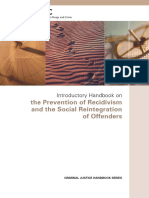 Introductory Handbook On The Prevention of Recidivism and The Social Reintegration of Offenders
