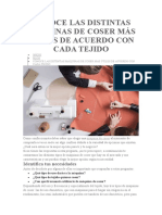 Otros Tipos de Maquinas de Coser