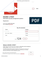 ISO - IEC 27001 Standard - Information Security Management Systems