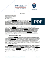 Letter From Empower Oversight To U.S. Office of Special Counsel