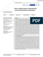 Identification of Soybean Varieties Based On Hyperspectral Imaging Technology and One-Dimensional Convolutional Neural Network