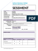 Assessment Manage Finance