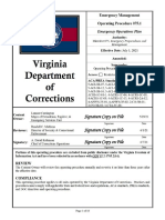 Redacted Department of Corrections Policies