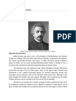 Biography of Albert Einstein