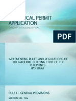 Electrical Permit Application