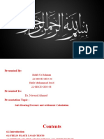 Safe Bearing Capacity and Settlement Presentationa