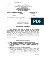 Counter Affidavit - Macapala (BP22)