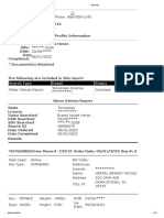 Motor Vehicle Rwport