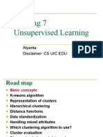 Meeting 7 Unsupervised Learnign