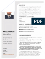 HSE Officer NAVEED CV PDF