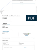 Detalles de La Solicitud de Servicio - Dell México