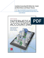 Test Bank For Intermediate Accounting 9th Edition by J David Spiceland and Mark Nelson and Wayne Thomas