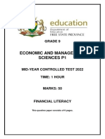 Ems p1 Grade 9 June 2022 QP