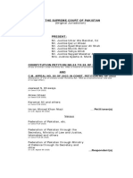 In The Supreme Court of Pakistan: C.M. Appeal No. 80 of 2023 in Const. Petition Nil of 2023