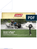 Owner's Manual Model: F2.6BM: Outboard Motors