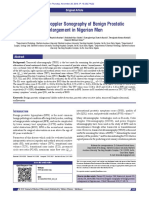 Transrectal Doppler Sonography of Benign Prostatic Enlargement in Nigerian Men JMedUltrasound