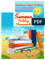 Class 8 Summer Holiday Homework