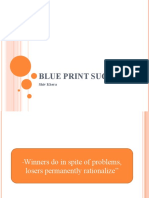 Blue Print Success Attiude