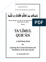 A Self Study Book For The Recitation of The Quran - DR Karimullah Zirvi - Text