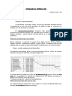 Cotización de Sistema Web