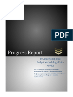 Implementing Program Based Budgeting PBB First Progress Report