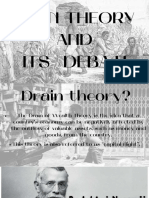 Drain Theory and Its Debate