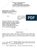 EPHA V Mararac Position Paper (First Draft)