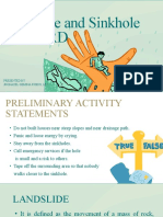 Landslide and Sinkhole