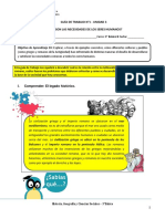 Guia de Trabajo N°1-Unidad 3-Historia-3° Básico B-Las Necesidades de Los Seres Humanos