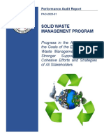 Solid Waste Management Program PAO 2023 01