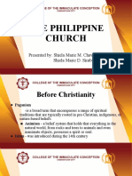 History of The Philippine Church