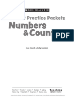 Scholastic Instant Practice Packets Numbers - Counting