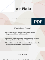 Prose Fiction Orignal