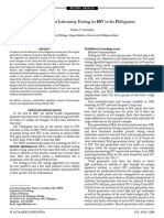 Current Status of Laboratory Testing For HIV in The Philippines 2009