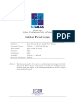 GridLab Portal Design