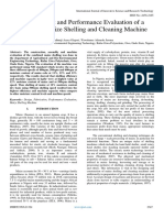 Development and Performance Evaluation of A Combined Maize Shelling and Cleaning Machine