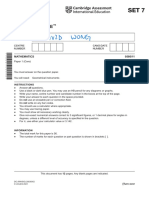 IGCSE Paper1 (SET7)